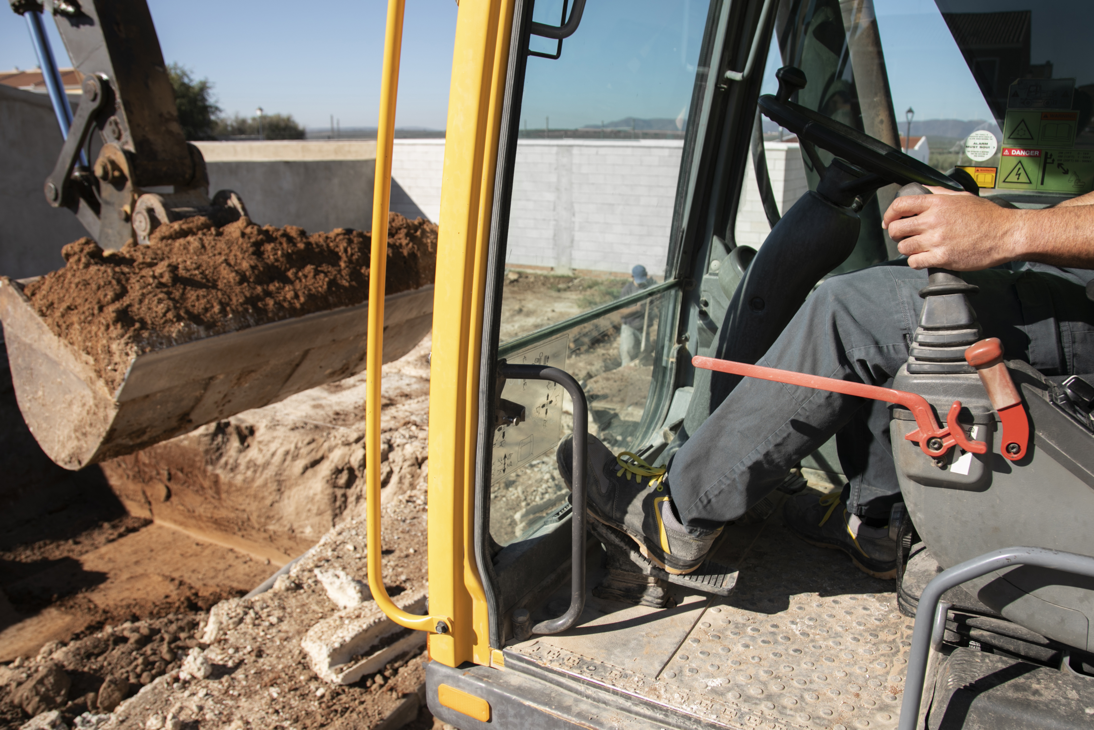 Photo — Chantier avec marquage réseaux